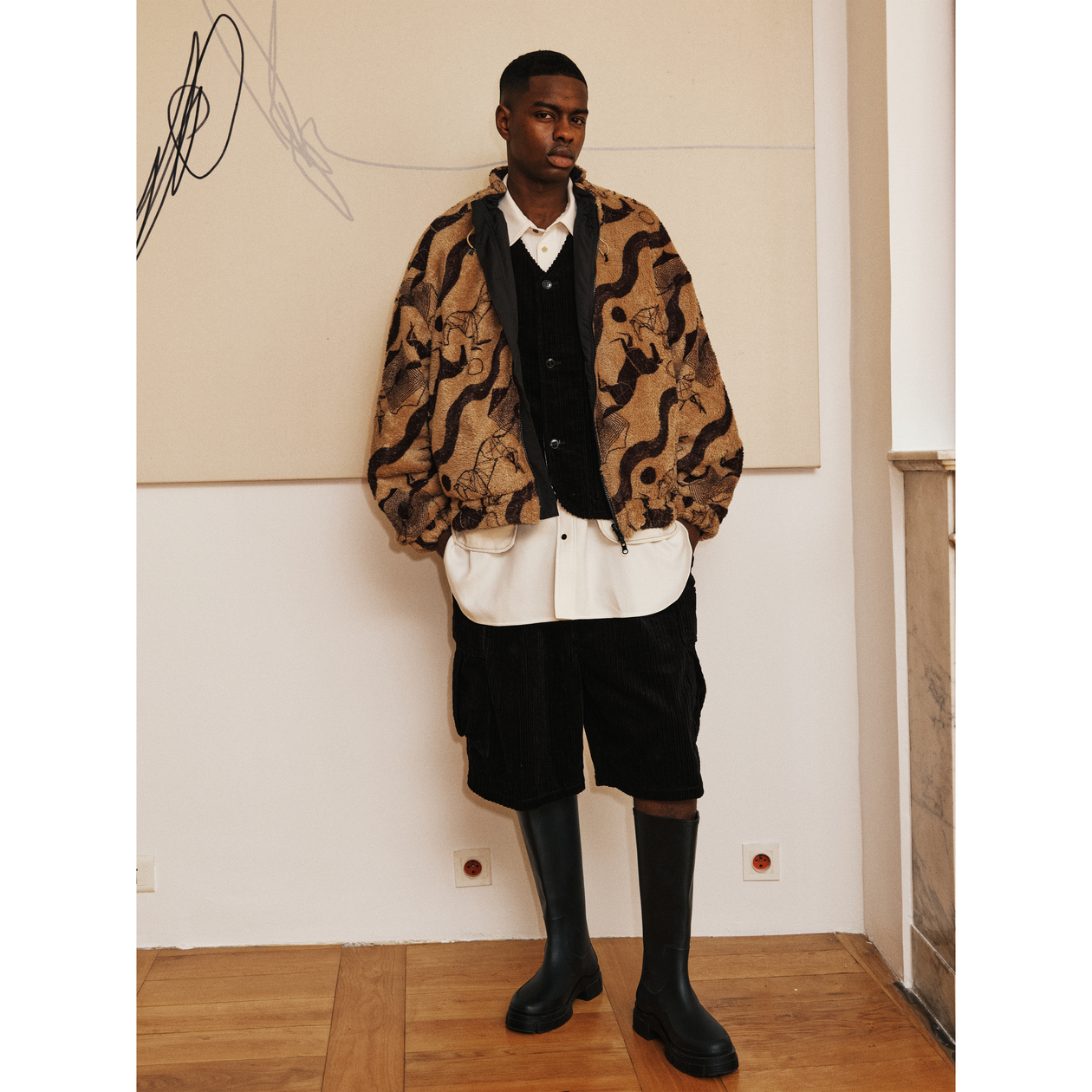 LANDSCAPE REVERSIBLE FLEECE JACKET – WANSIE ONLINE SHOP