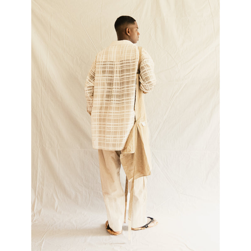 TRANSPARENT CHECK SHIRT