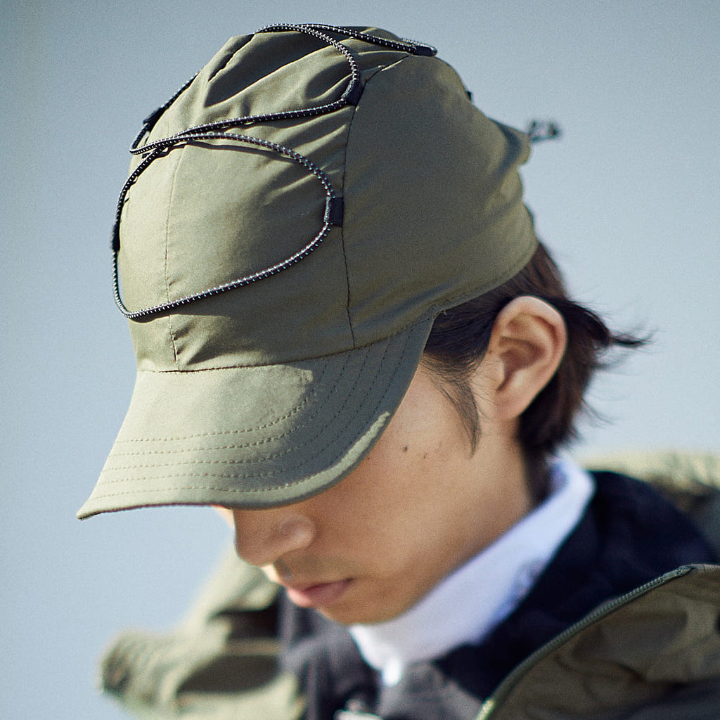 DRAWCORD JET CAP[KHAKI] – WANSIE ONLINE SHOP