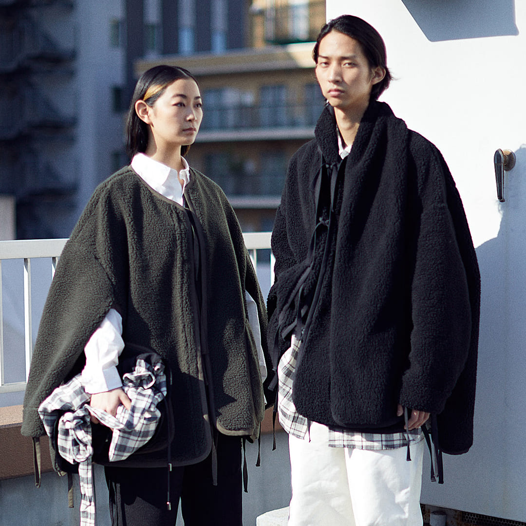 ジャケット・アウター WANSIE DRAWCORD LIGHT MODS COAT BLACK UTILITY LINING JACKET[BLACK] – WANSIE ONLINE SHOP