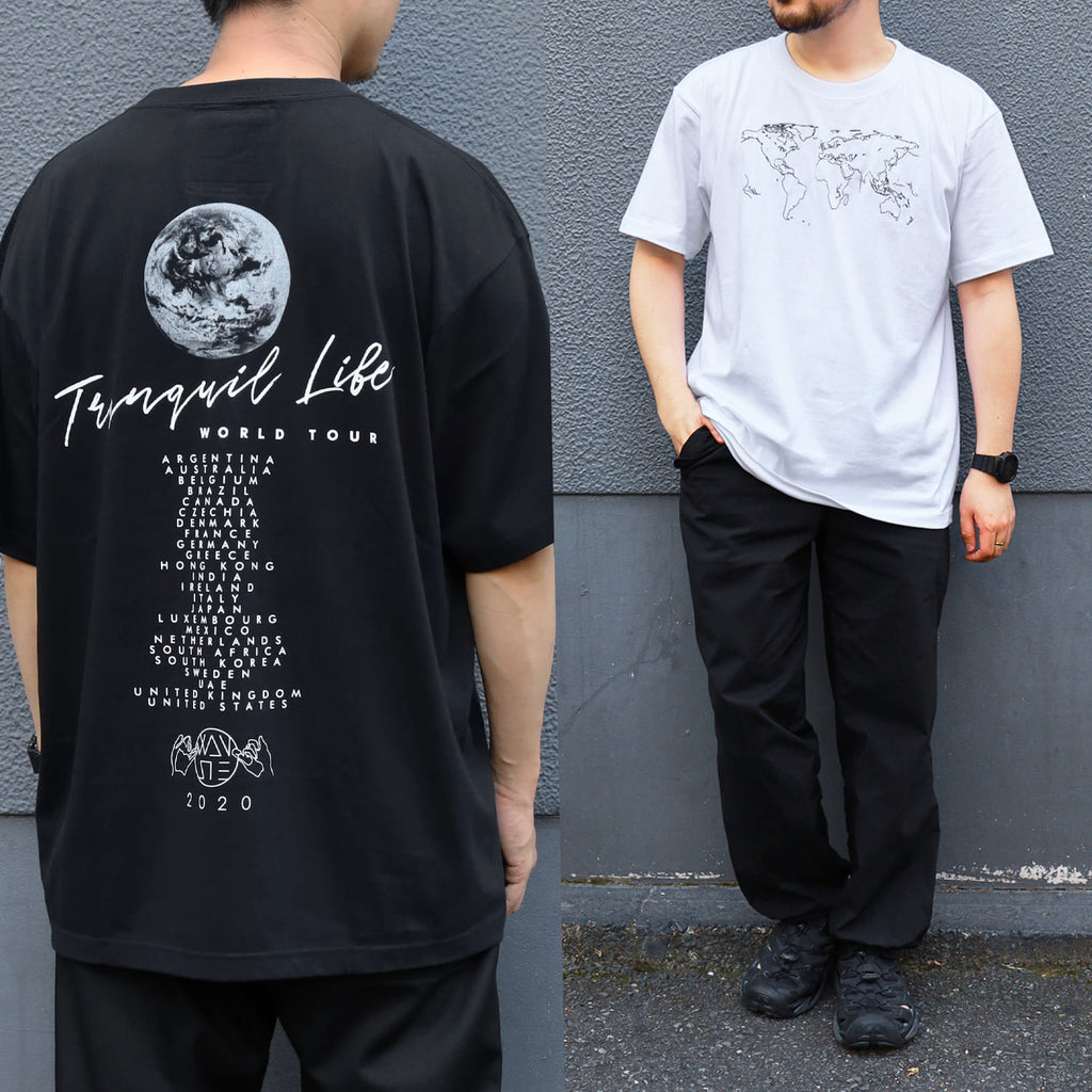 数量限定】TRANQUIL LIFE T-SHIRT[BLACK/WHITE] – WANSIE ONLINE SHOP