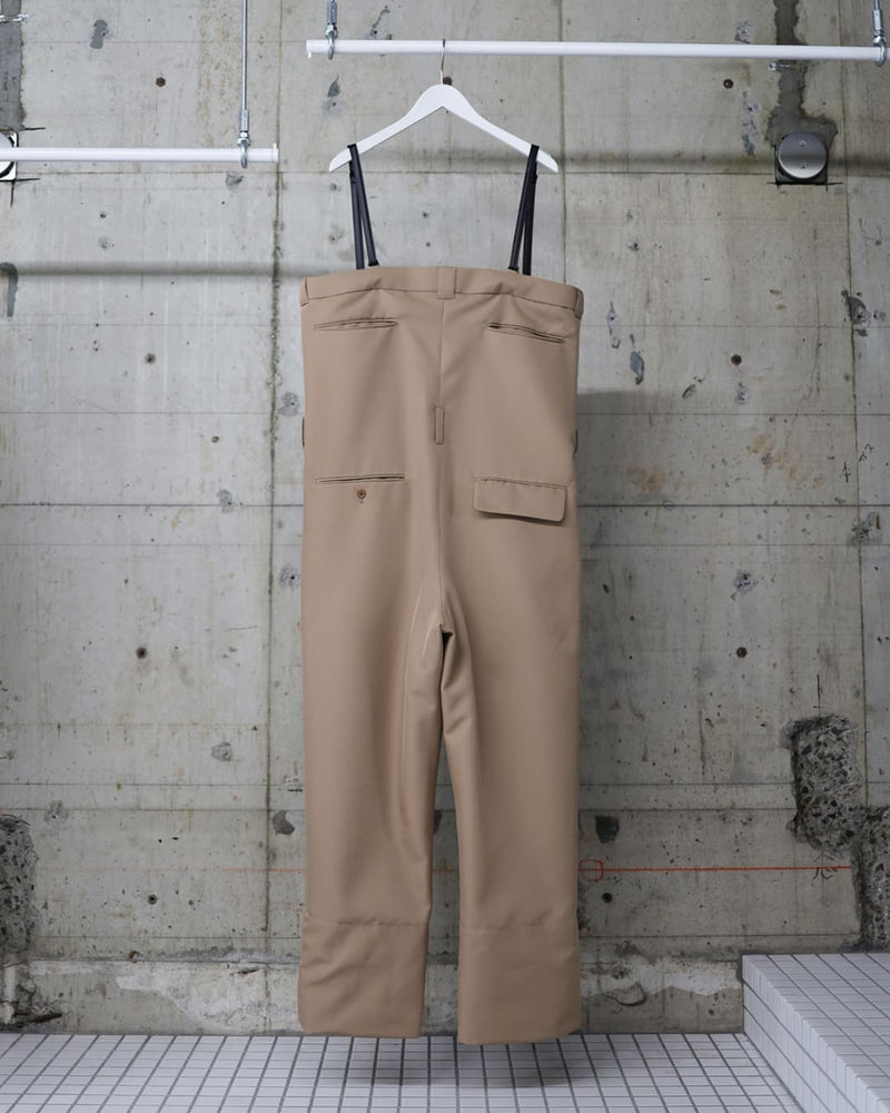 HIGH WAISTED SUSPENDERS PANTS