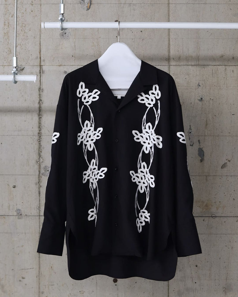 RICE EMBROIDERY SHIRT