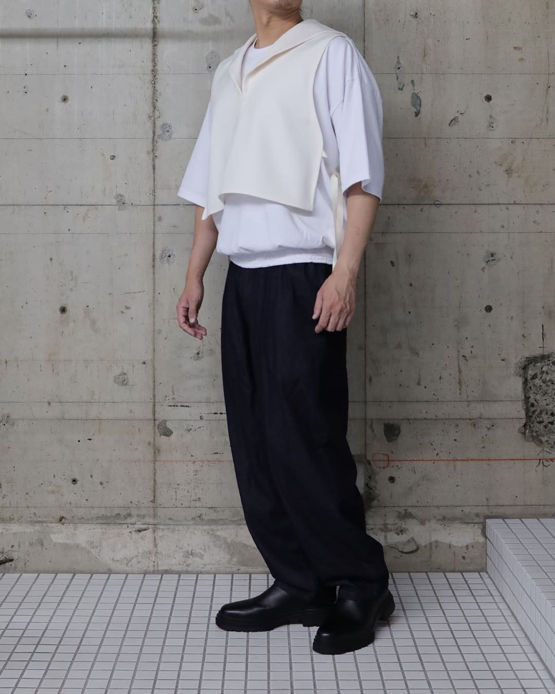大幅値下げ！Liten Sailor collar coat Liten Sailor collar coat