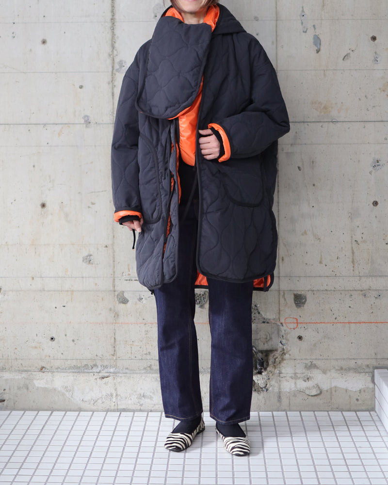 REVERSIBLE QUILTED LINING COAT